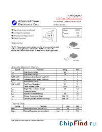 Datasheet AP01L60H manufacturer A-Power
