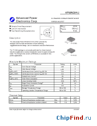 Datasheet AP09N20J manufacturer A-Power
