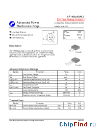 Datasheet AP20P02P manufacturer A-Power
