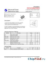 Datasheet AP2309GN manufacturer A-Power