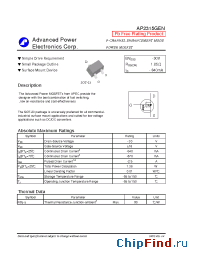Datasheet AP2315GEN manufacturer A-Power