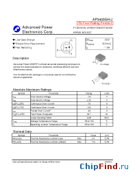 Datasheet AP3403GH manufacturer A-Power