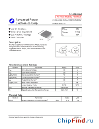 Datasheet AP4224GM manufacturer A-Power