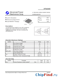 Datasheet AP4224M manufacturer A-Power