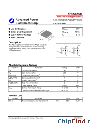 Datasheet AP4226AGM manufacturer A-Power