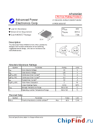 Datasheet AP4232GM manufacturer A-Power
