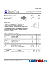 Datasheet AP4435M manufacturer A-Power