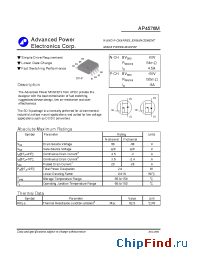 Datasheet AP4578M manufacturer A-Power