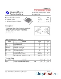 Datasheet AP4955GM manufacturer A-Power