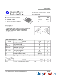 Datasheet AP4955M manufacturer A-Power