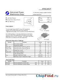 Datasheet AP50L02P manufacturer A-Power
