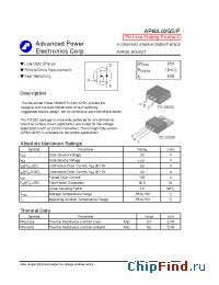 Datasheet AP60L02GS manufacturer A-Power