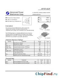 Datasheet AP75T10S manufacturer A-Power