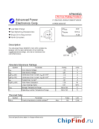 Datasheet AP9435GG manufacturer A-Power
