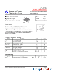 Datasheet AP9477GM manufacturer A-Power