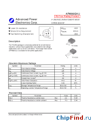 Datasheet AP9563GH manufacturer A-Power