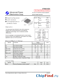 Datasheet AP9934GM manufacturer A-Power