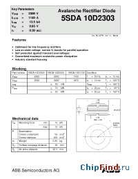 Datasheet 5SDA10D2303 manufacturer ABB
