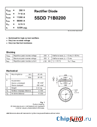 Datasheet 5SDD71B0200 manufacturer ABB