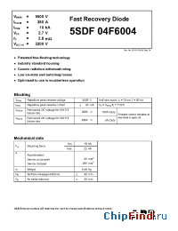 Datasheet 5SDF04F6004 manufacturer ABB