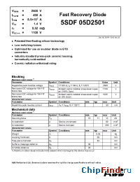 Datasheet 5SDF05D2501 manufacturer ABB