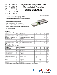 Datasheet 5SHY35L4512 manufacturer ABB