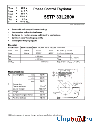 Datasheet 5STP33L2800 manufacturer ABB