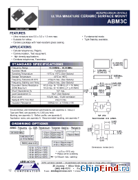 Datasheet ABM3C manufacturer Abracon