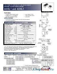Datasheet ACOL1ACHL1 manufacturer Abracon