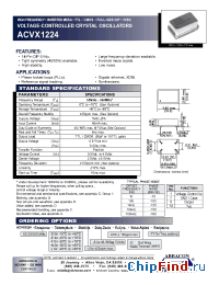 Datasheet ACVX1224 manufacturer Abracon