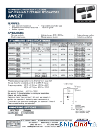 Datasheet AWSZT_MD manufacturer Abracon