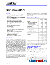 Datasheet A1020B-1B manufacturer Actel