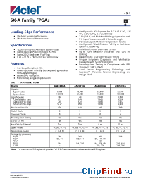 Datasheet A54SX16A-FG208M manufacturer Actel