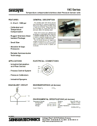 Datasheet 19C015A7 manufacturer Analog Devices