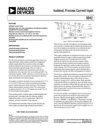 Datasheet 5B42-01 manufacturer Analog Devices