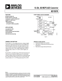 Datasheet AD10678 manufacturer Analog Devices