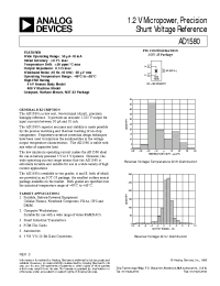 Datasheet AD1580ART-REEL72 manufacturer Analog Devices