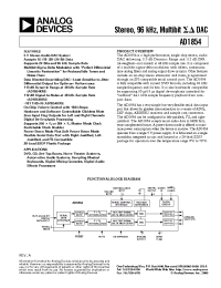 Datasheet AD1854 manufacturer Analog Devices