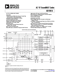 Datasheet AD1981AJST manufacturer Analog Devices