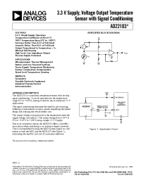 Datasheet AD22103K manufacturer Analog Devices