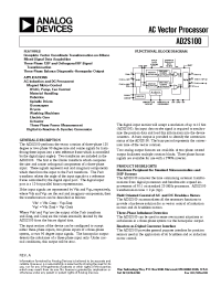 Datasheet AD2S100 manufacturer Analog Devices