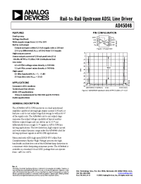 Datasheet AD45048AR manufacturer Analog Devices