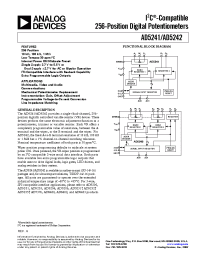 Datasheet AD5241BR1M-REEL7 manufacturer Analog Devices