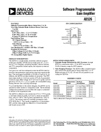 Datasheet AD526CD manufacturer Analog Devices