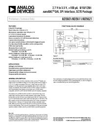 Datasheet AD5301BKS-REEL7 manufacturer Analog Devices