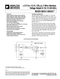 Datasheet AD5301BRT manufacturer Analog Devices