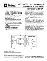 Datasheet AD5302B manufacturer Analog Devices