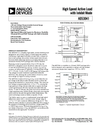 Datasheet AD53041KRP manufacturer Analog Devices