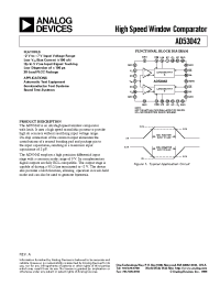 Datasheet AD53042KRP manufacturer Analog Devices