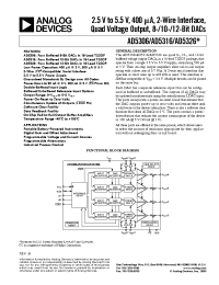 Datasheet AD5306BRU manufacturer Analog Devices